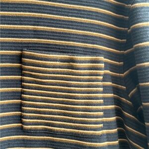 Ted Baker Black and Gold Striped Men's Shirt